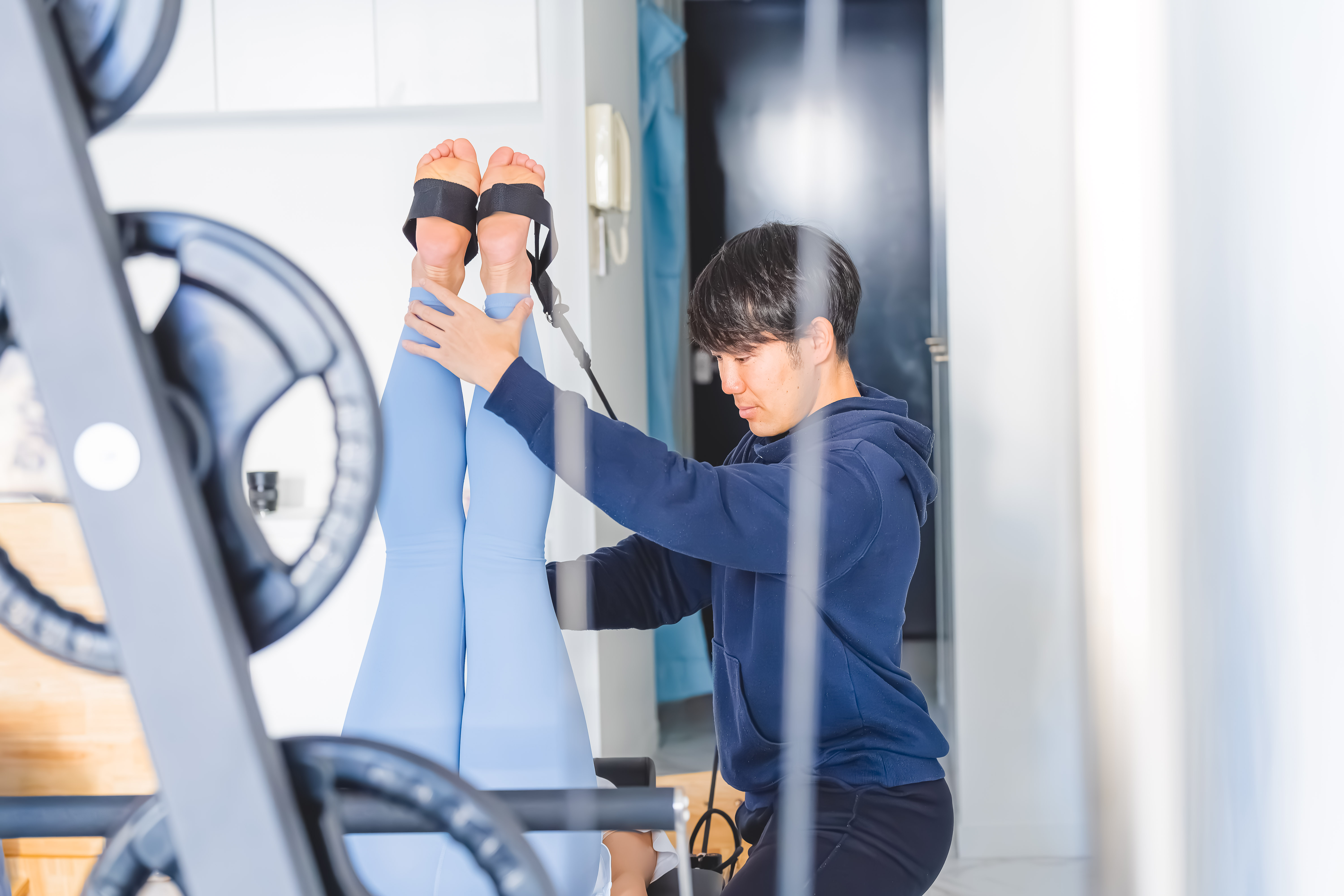 マシンピラティスの様子