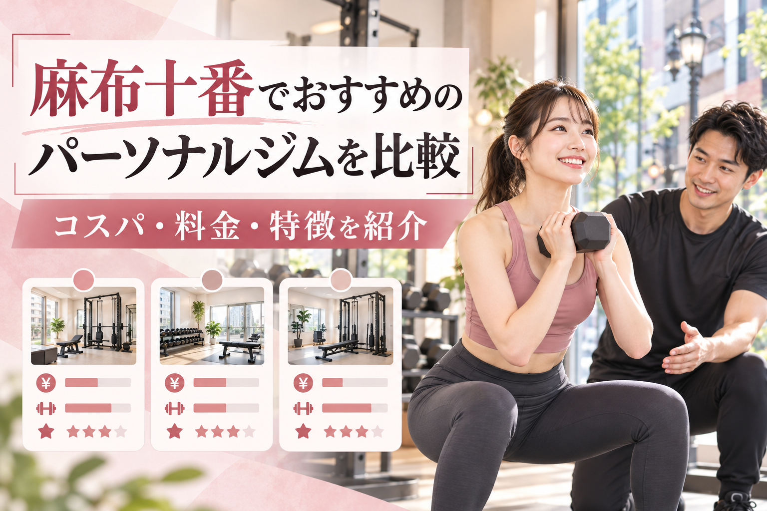 麻布十番でおすすめのパーソナルジムを比較｜コスパ・料金・特徴を紹介